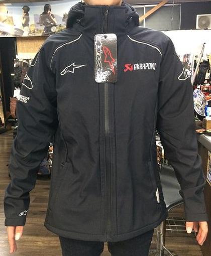 alpinestars X AKRAPOVIC 第2段!! ウインドブレーカー入荷